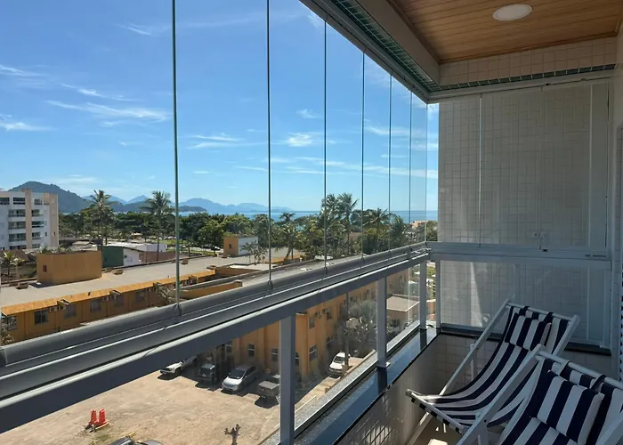 Toninhas 330M Da Praia Ar Condicionado Churrasqueira E Piscina